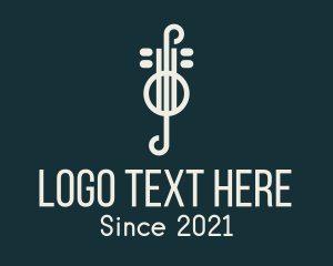 Orchestra - String Music School logo design