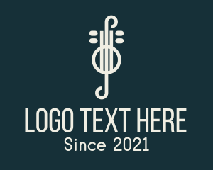 Music Lesson - String Music School logo design
