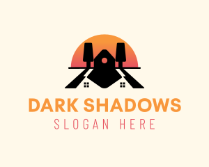 Sunset Shadow Housing logo design