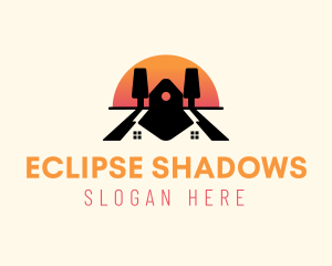 Shadow - Sunset Shadow Housing logo design