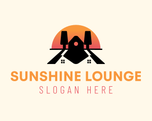 Sunset Shadow Housing logo design