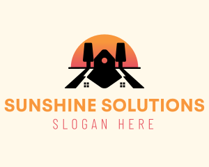 Sunset Shadow Housing logo design