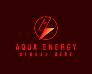 Lightning Power Energy logo design