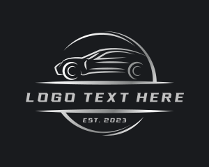 Emblem - Sports Car Mechanic Garage logo design