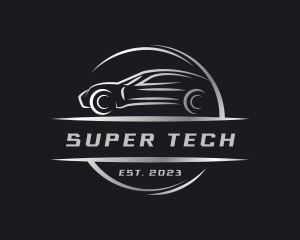 Sports Car Mechanic Garage logo design