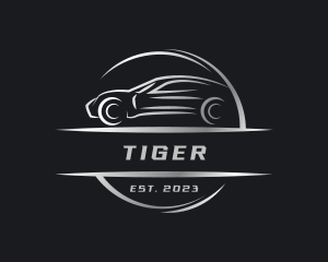 Sports Car - Sports Car Mechanic Garage logo design
