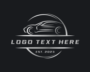 Sports Car Mechanic Garage Logo