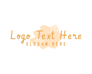 Cloth - Sunny Egg Watercolor Wordmark logo design