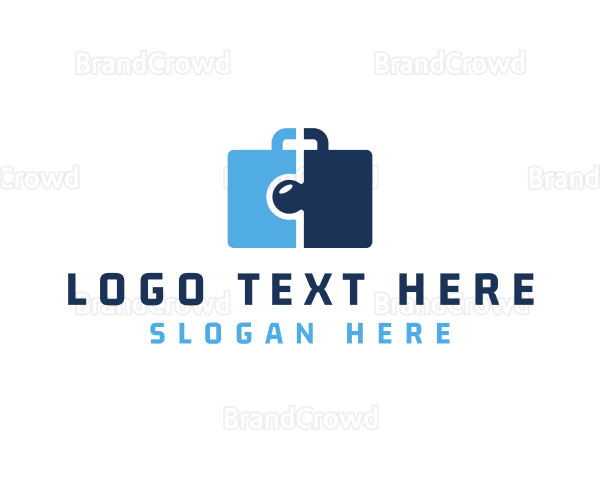 Professional Puzzle Briefcase Logo