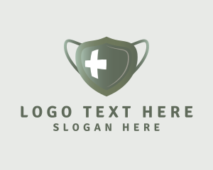 Clinical - Green Medical Mask logo design