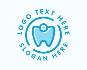 Teeth - Teeth Dental Emblem logo design