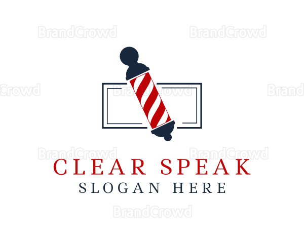 Barber Salon Hairstylist Logo