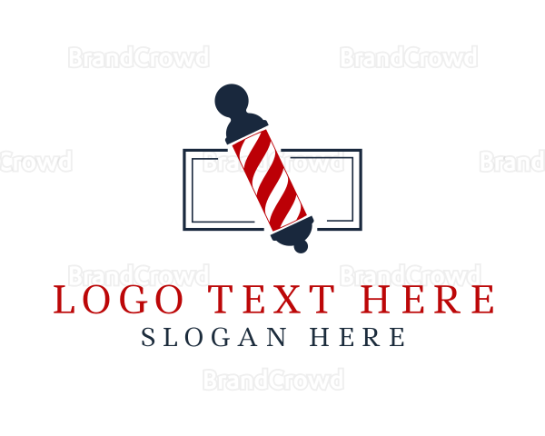 Barber Salon Hairstylist Logo