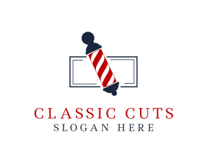 Barber Salon Hairstylist logo design