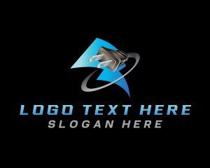 Technology - Electric Plug Lightning logo design