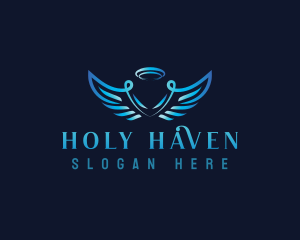 Holy Angel Wings logo design