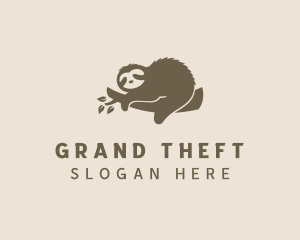 National Animal - Sloth Wildlife Zoo logo design