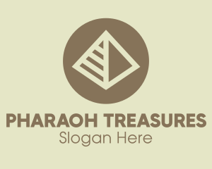 Brown Pyramid Landmark logo design