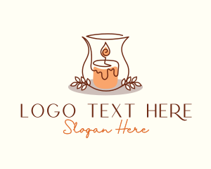 Scented Candle Decor Logo