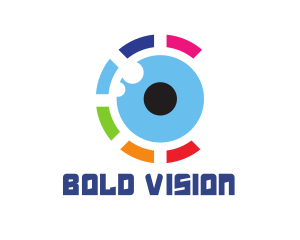 Colorful Eye Ball logo design