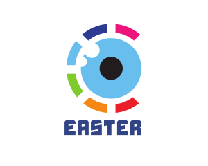 Ophthalmologist - Colorful Eye Ball logo design