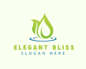 Essence - Natural Leaf Spa logo design