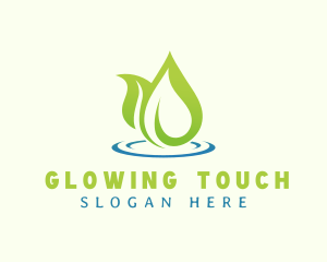 Moisturizer - Natural Leaf Spa logo design