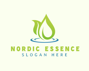 Natural Leaf Spa logo design