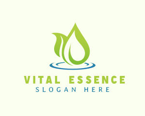 Natural Leaf Spa logo design