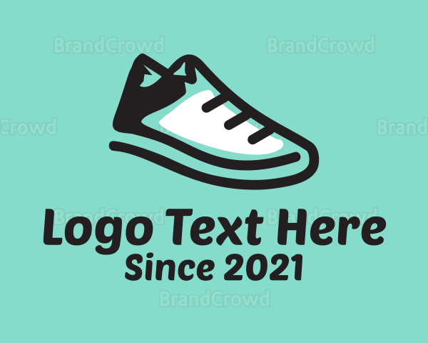 Hiking Sporty Sneakers Logo