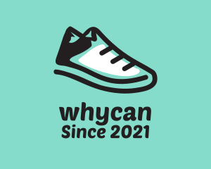 Rubber Shoes - Hiking Sporty Sneakers logo design