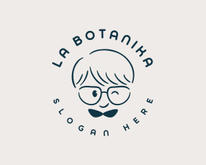 Ophthalmologist - Cute Boy Fashion logo design