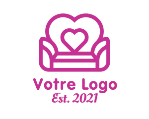 Upholsterer - Love Couch Furniture logo design
