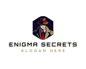 Detective Investigator Man logo design