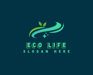 Sustainable Eco Cleaning logo design
