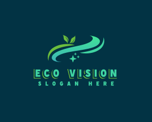 Sustainable Eco Cleaning logo design