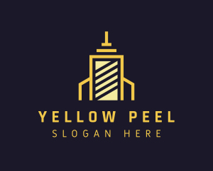 Yellow Construction Property logo design