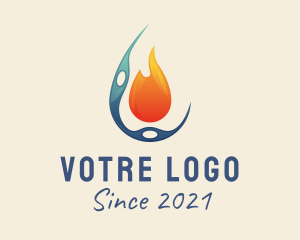 Winter - Industrial Heating Cooling logo design