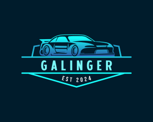 Dealership - Car Motorsports Garage logo design