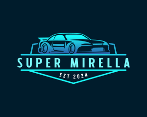 Detailing - Car Motorsports Garage logo design