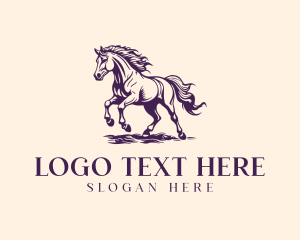 Stable - Horse Stallion Stable logo design