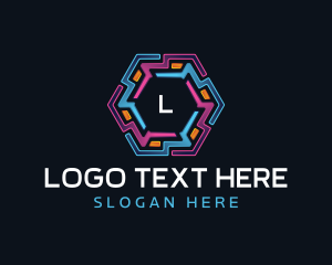 Technology - Digital Circuit Technology logo design