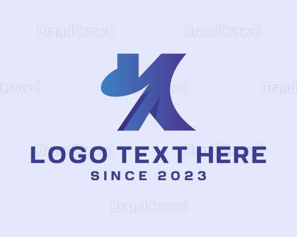 Abstract Creative Letter K Logo