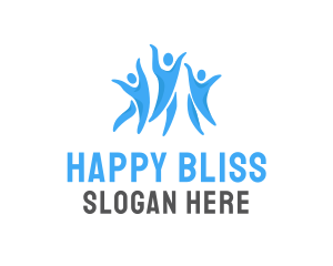 Happy Community People logo design