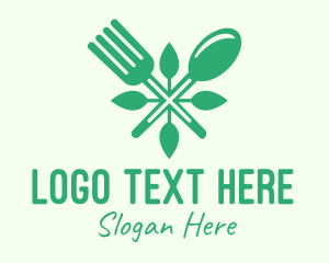 Vegetarian - Salad Vegan Greens Food logo design