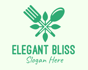 Cuisine - Salad Vegan Greens Food logo design