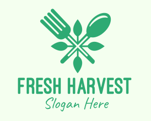 Veggie - Salad Vegan Greens Food logo design