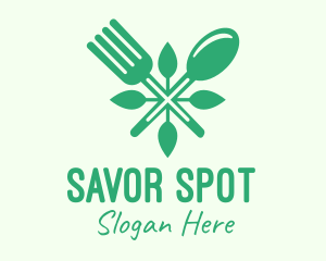 Lunch - Salad Vegan Greens Food logo design