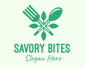Dinner - Salad Vegan Greens Food logo design