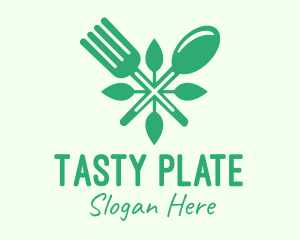 Dish - Salad Vegan Greens Food logo design